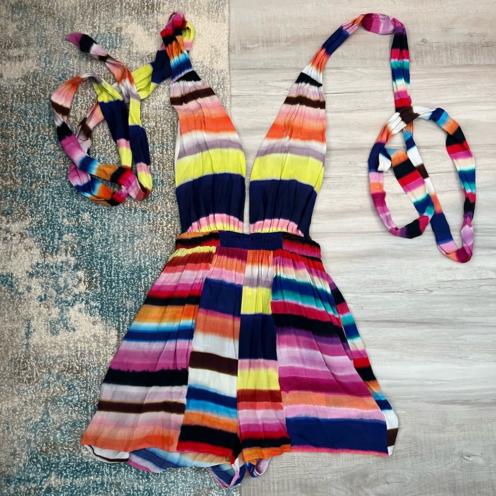 Mara Hoffman Swim Tye-dye Romper